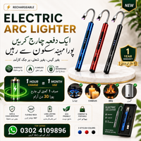 Rechargeable Electric Lighter, Arc Lighter, Best for Stoves, BBQ, Candles, Geyser & Heaters – Blue