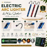 Rechargeable Electric Lighter, Arc Lighter, Best for Stoves, BBQ, Candles, Geyser & Heaters – Blue